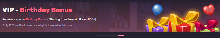 CSGO500 birthday bonus for VIP users at Level 800 and above