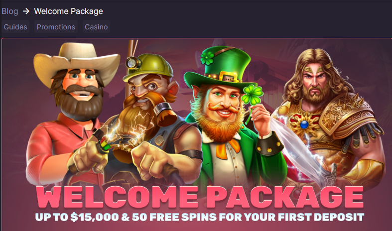 500 Casino welcome bonus with a 300% deposit bonus and 50 free spins